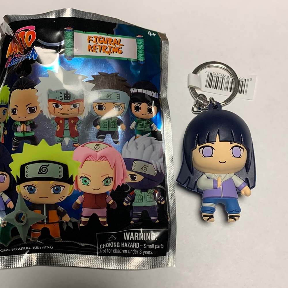 Naruto Figural Keyring Bag Clip Hinata